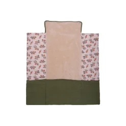 BB&Co                    Tapis à langer pliable avec poches gaze    Fleurs/ Fougère