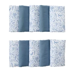 BB&Co                    Tour de lit modulable    Forêt Enchantée Blanc/ Bleu