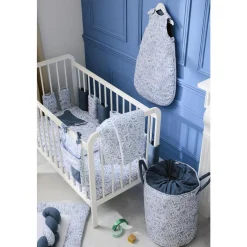 BB&Co                    Tour de lit modulable    Forêt Enchantée Blanc/ Bleu