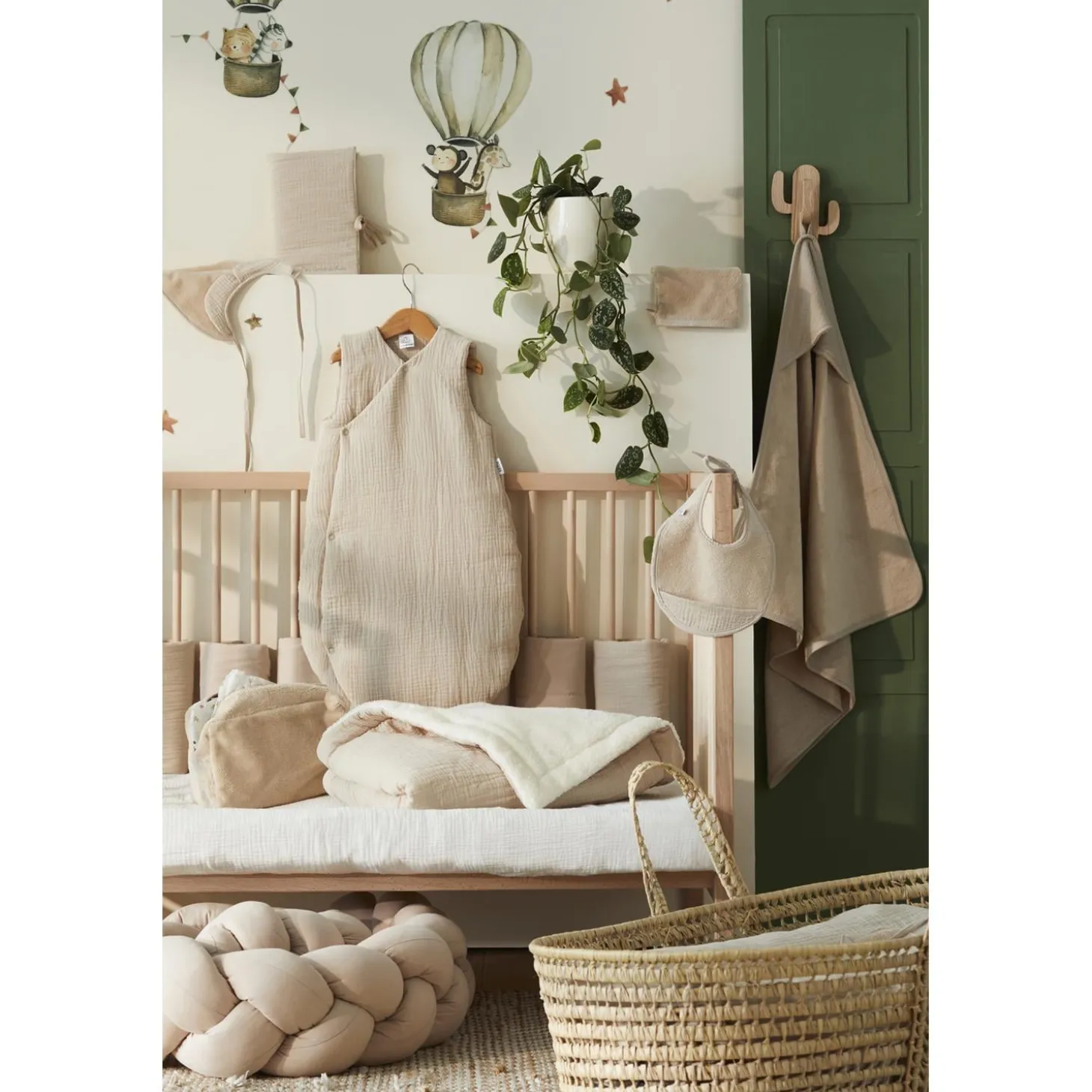 BB&Co Tour de lit modulable Mix&Match Biscuit