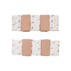 BB&Co                    Tour de lit modulable & respirant Cosy Forest    Blanc/ Mocha