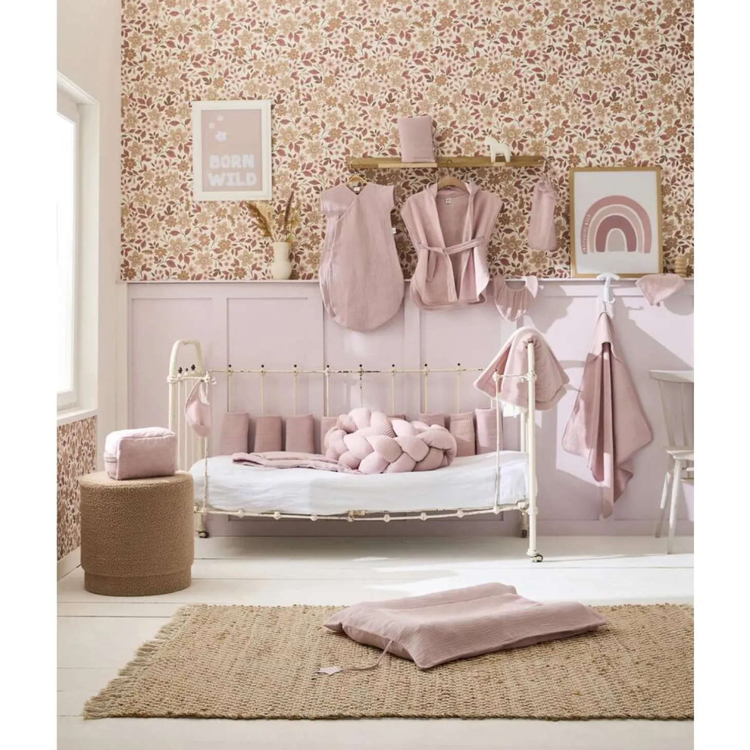 BB&Co Tresse décorative ouatinée Mix&Match Pétale 200 cm