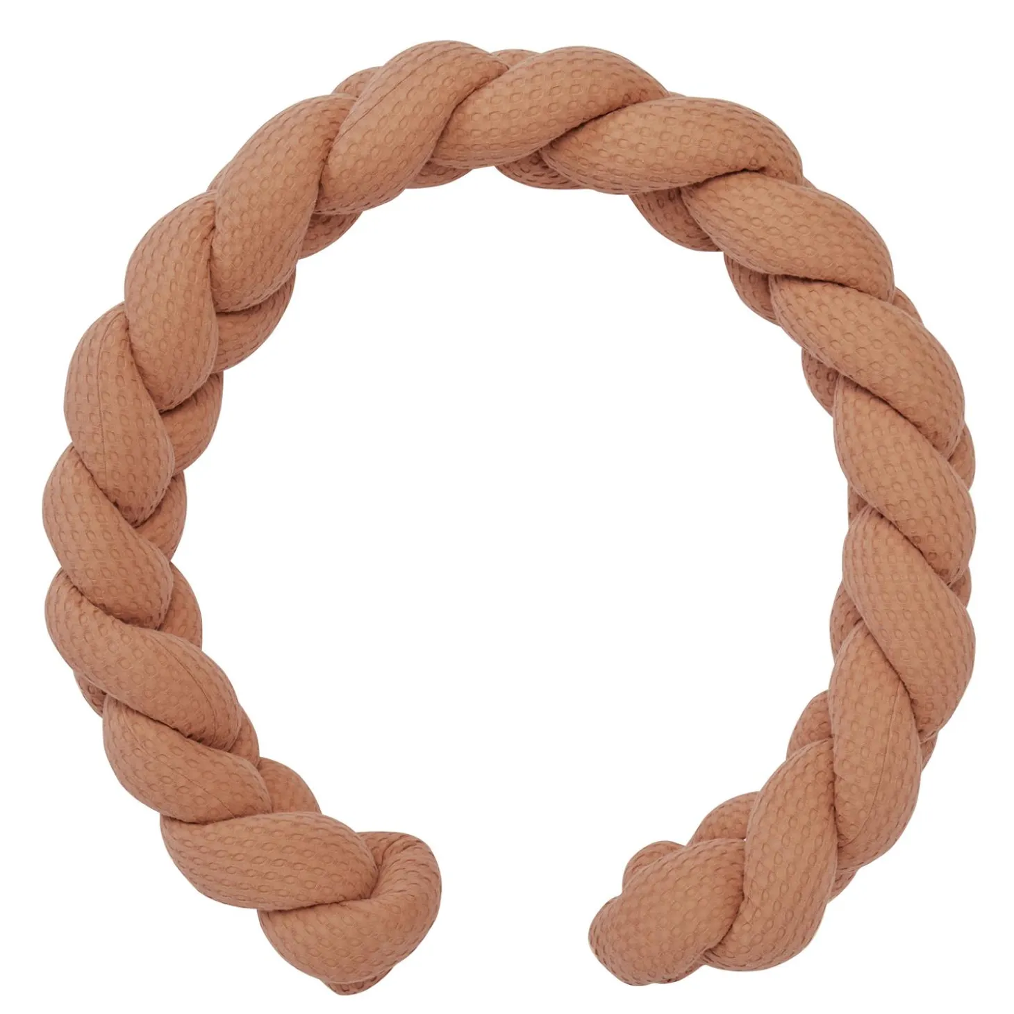 BB&Co Tresse ouatinée en coton gaufré Cassonade 200 cm