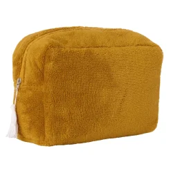 BB&Co                    Trousse de toilette en éponge bambou    Havane