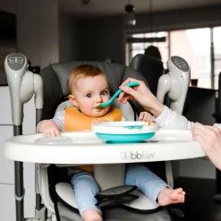 BBlüv Assiette chauffante pour bébé Aqua
