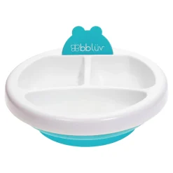 BBlüv Assiette chauffante pour bébé Aqua