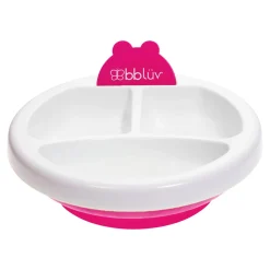 BBlüv Assiette chauffante pour bébé Rose