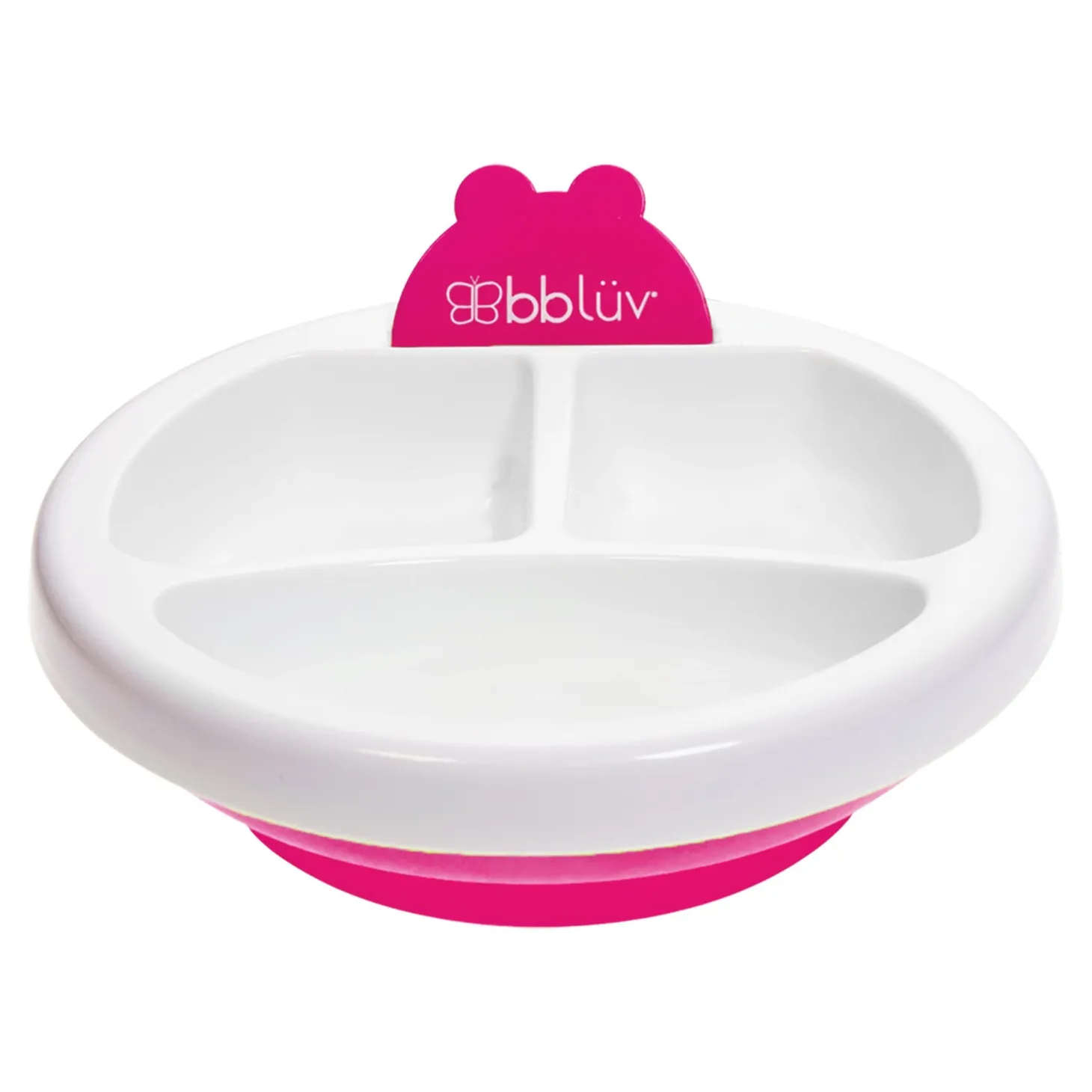 BBlüv Assiette chauffante pour bébé Rose