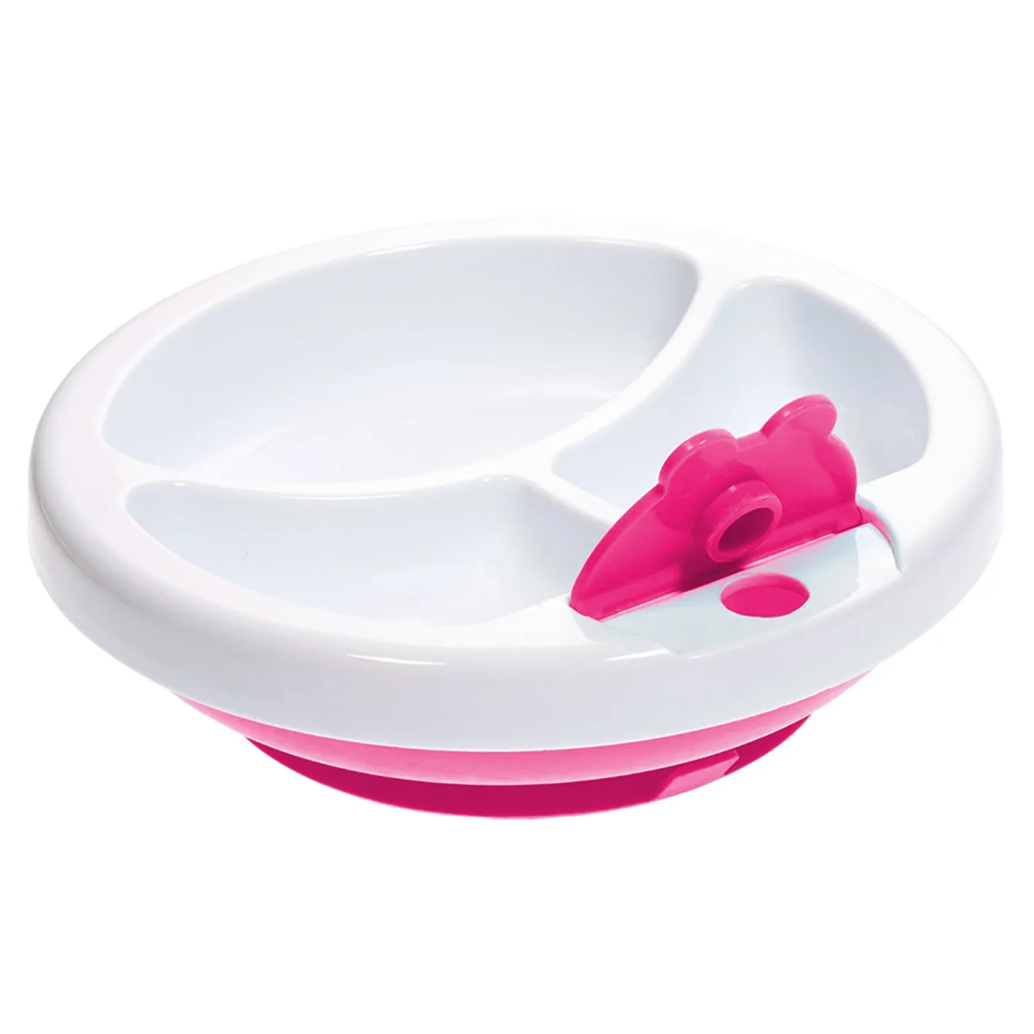 BBlüv Assiette chauffante pour bébé Rose