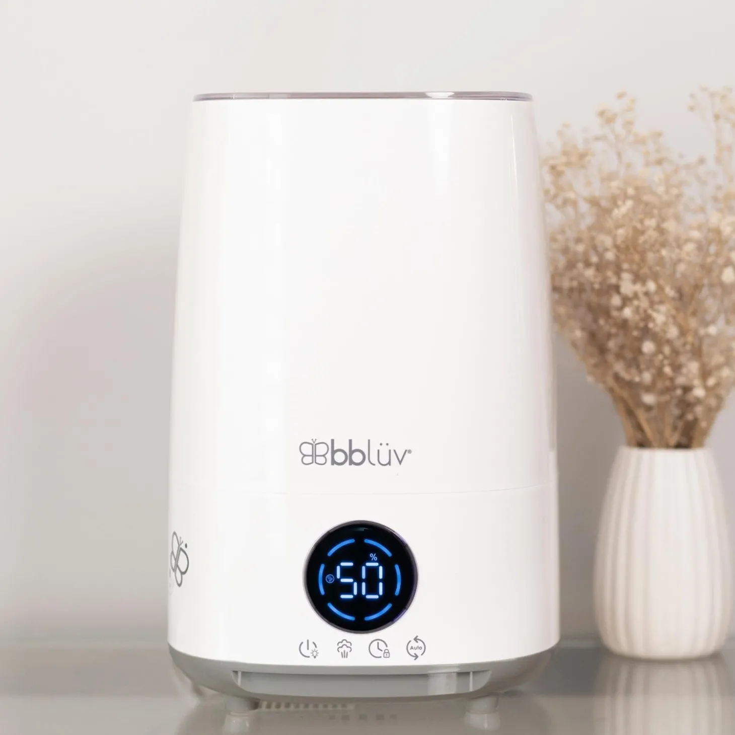 BBlüv Humidificateur ultrasonique 4 en 1 White