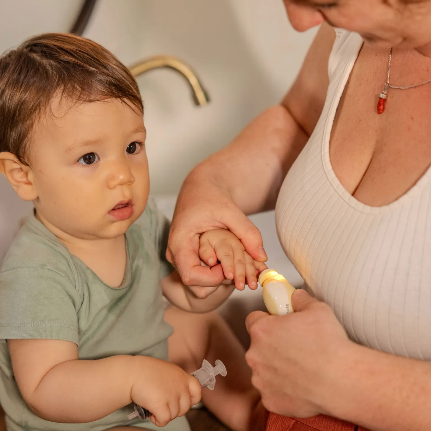 BBlüv MiniCare trousse de soin pour bébé Menthe 0 mois