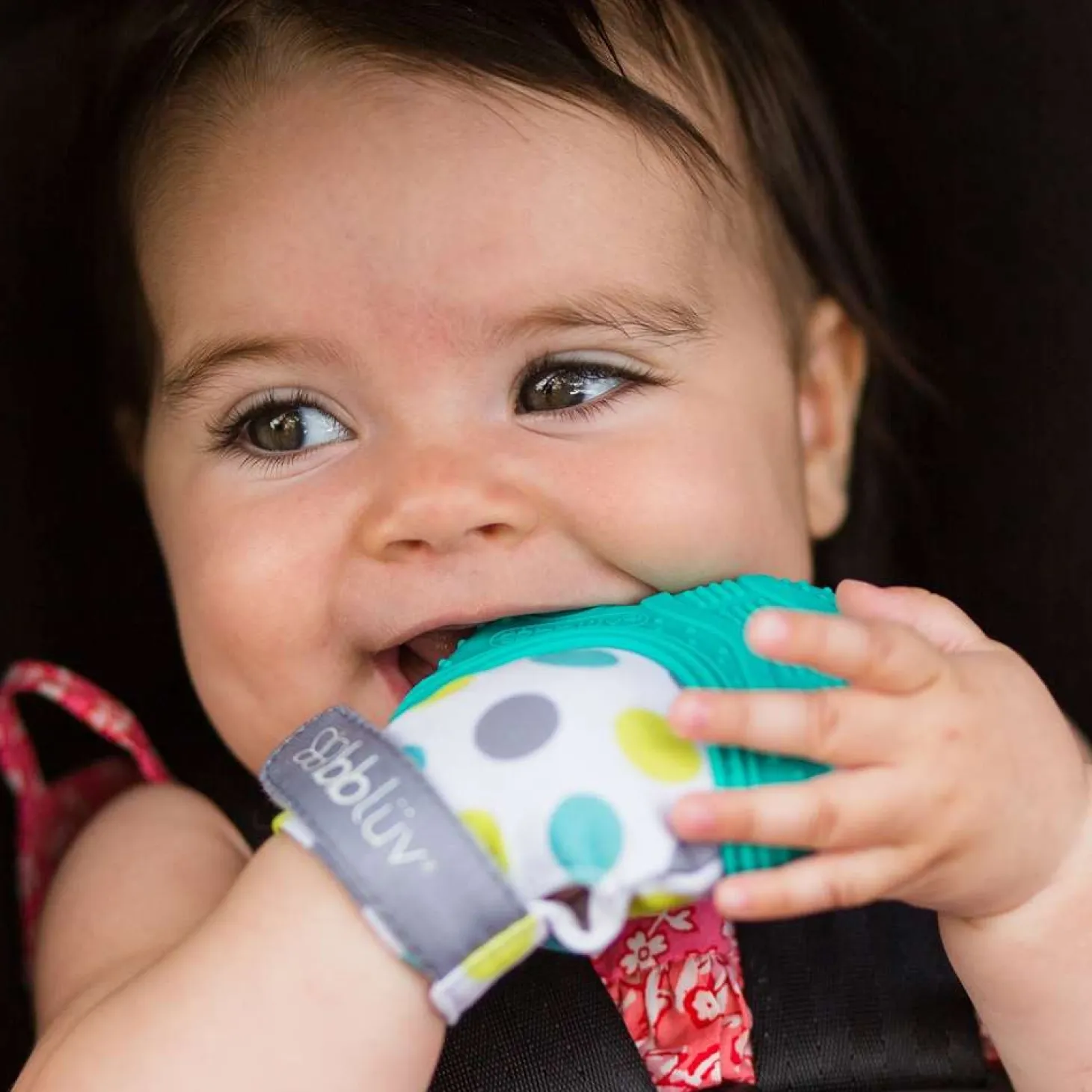BBlüv Mitaine de dentition pour bébé Glüv Grey