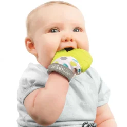 BBlüv Mitaine de dentition pour bébé Glüv Grey