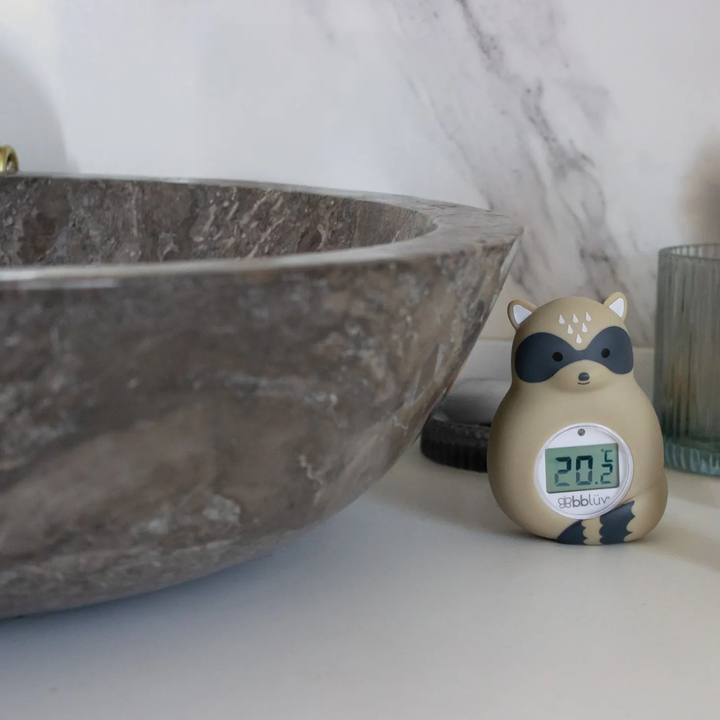 BBlüv Thermomètre de bain Rakü Grey