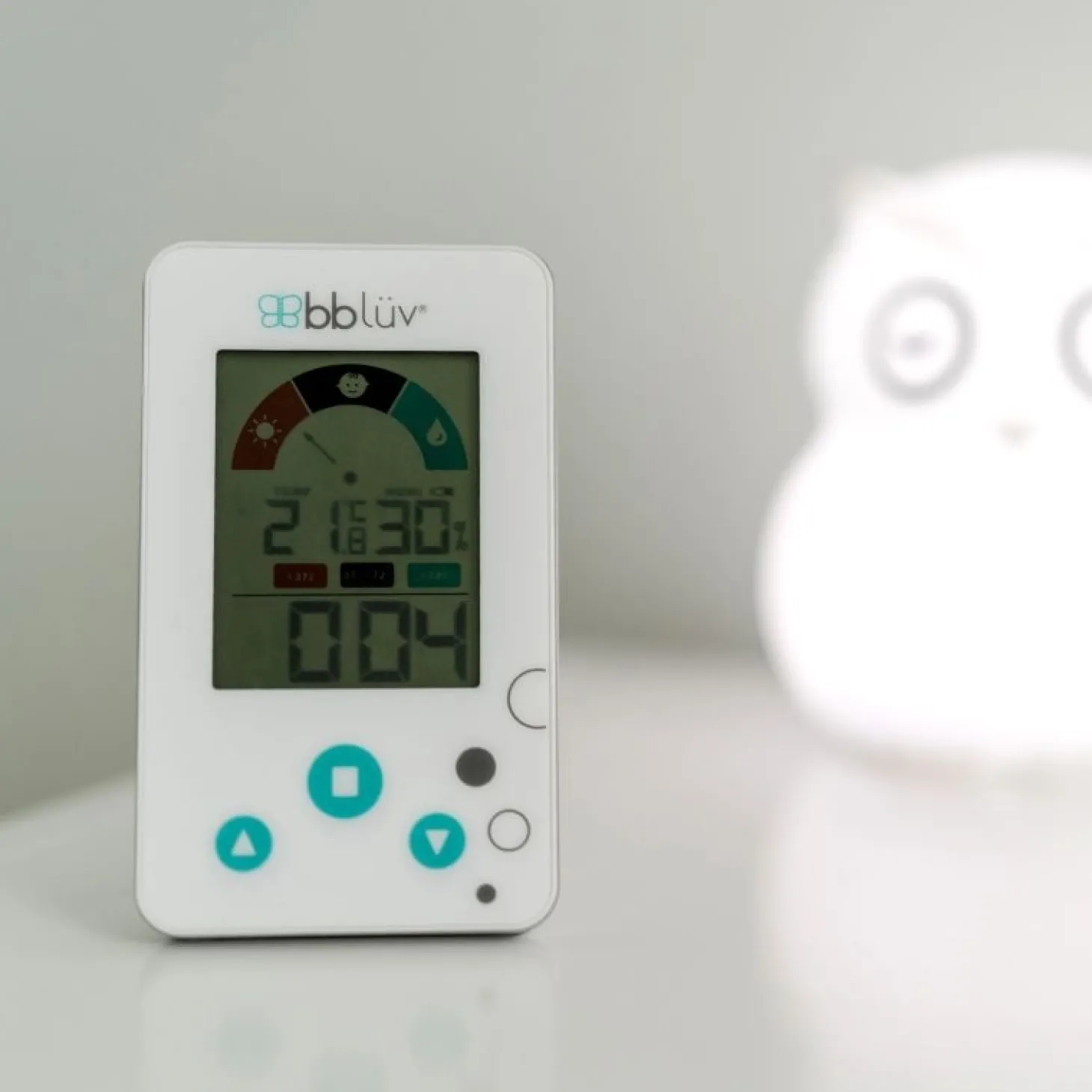 BBlüv Thermomètre 2 en 1 Igrö White