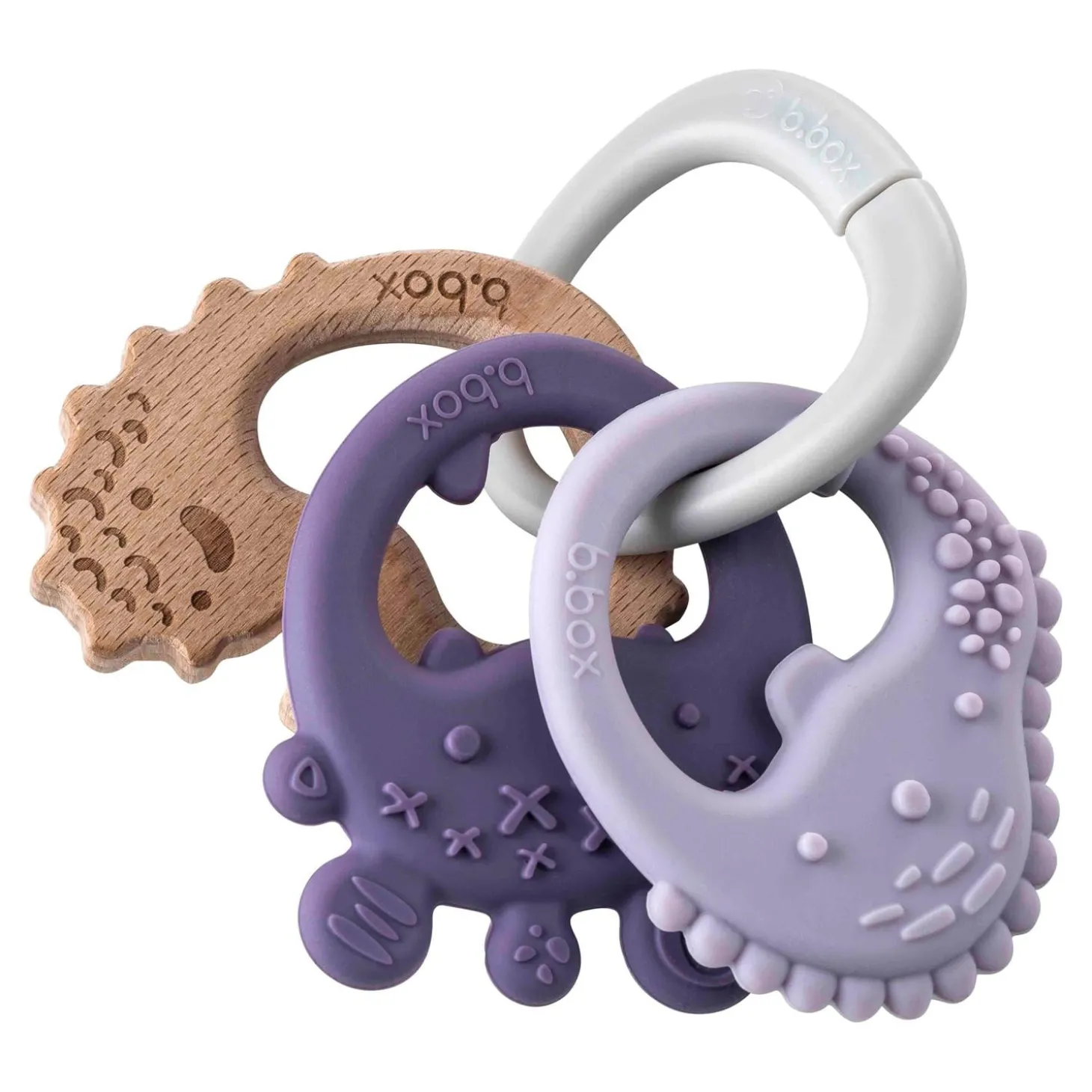 B.Box For Kids Anneau de dentition trio Peony