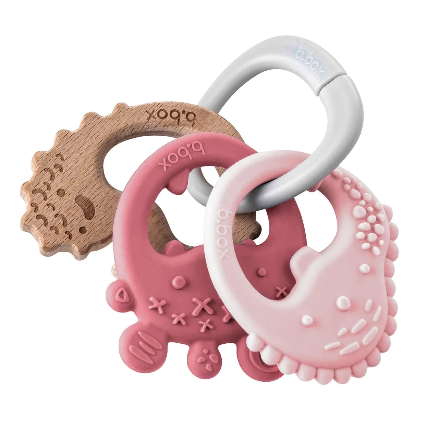 B.Box For Kids Anneau de dentition trio Blush