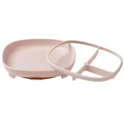 B.Box For Kids                    Assiette compartimentée 2 en 1    Blush