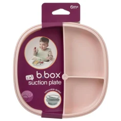B.Box For Kids                    Assiette compartimentée 2 en 1    Blush