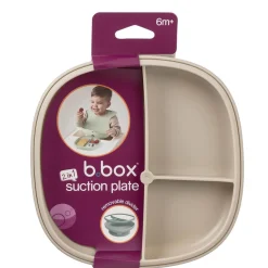 B.Box For Kids Assiette compartimentée 2 en 1 Latte