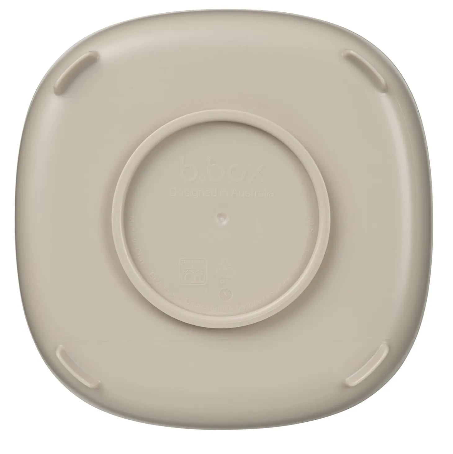 B.Box For Kids Assiette compartimentée 2 en 1 Latte