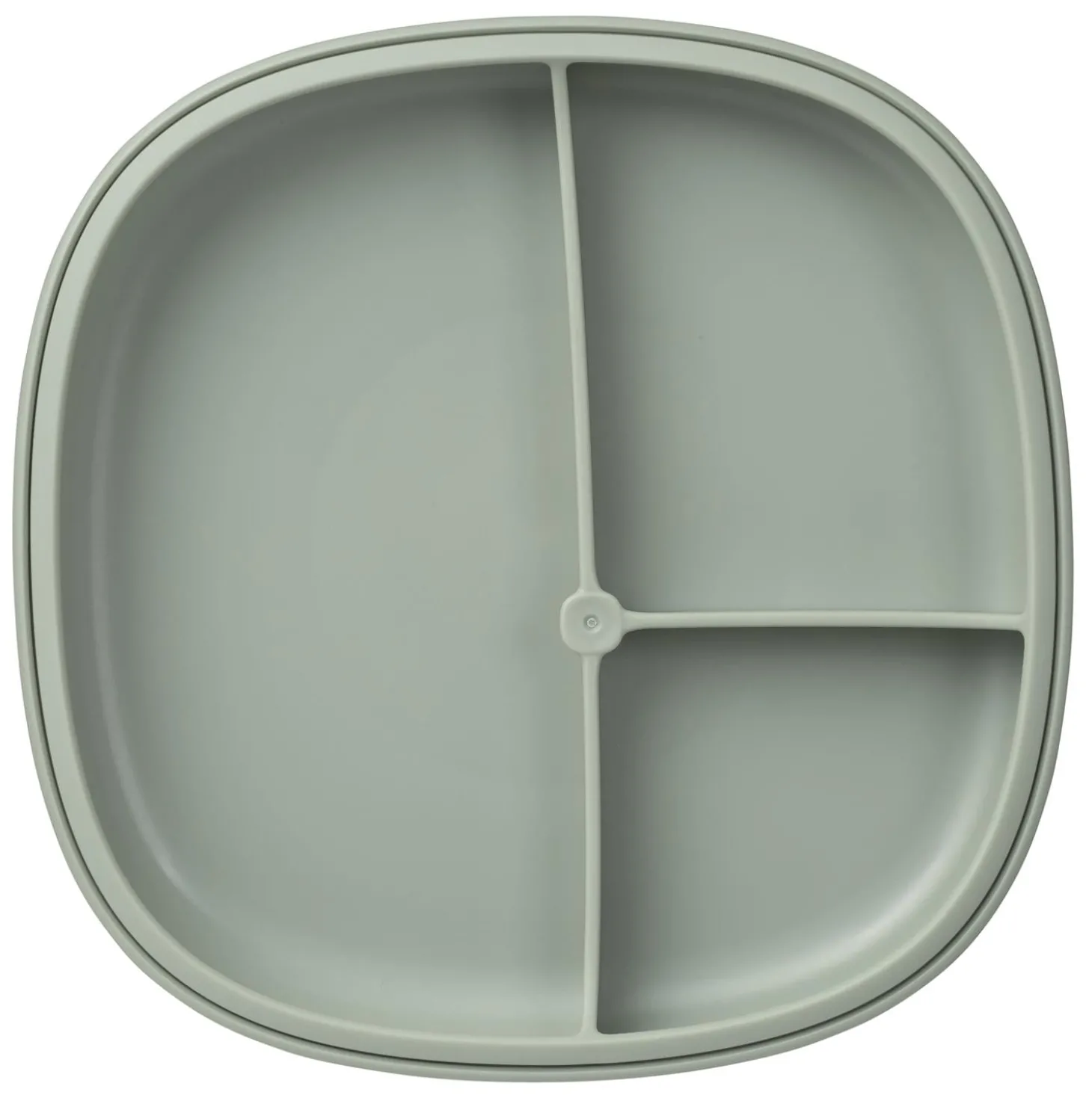 B.Box For Kids Assiette compartimentée 2 en 1 Sage