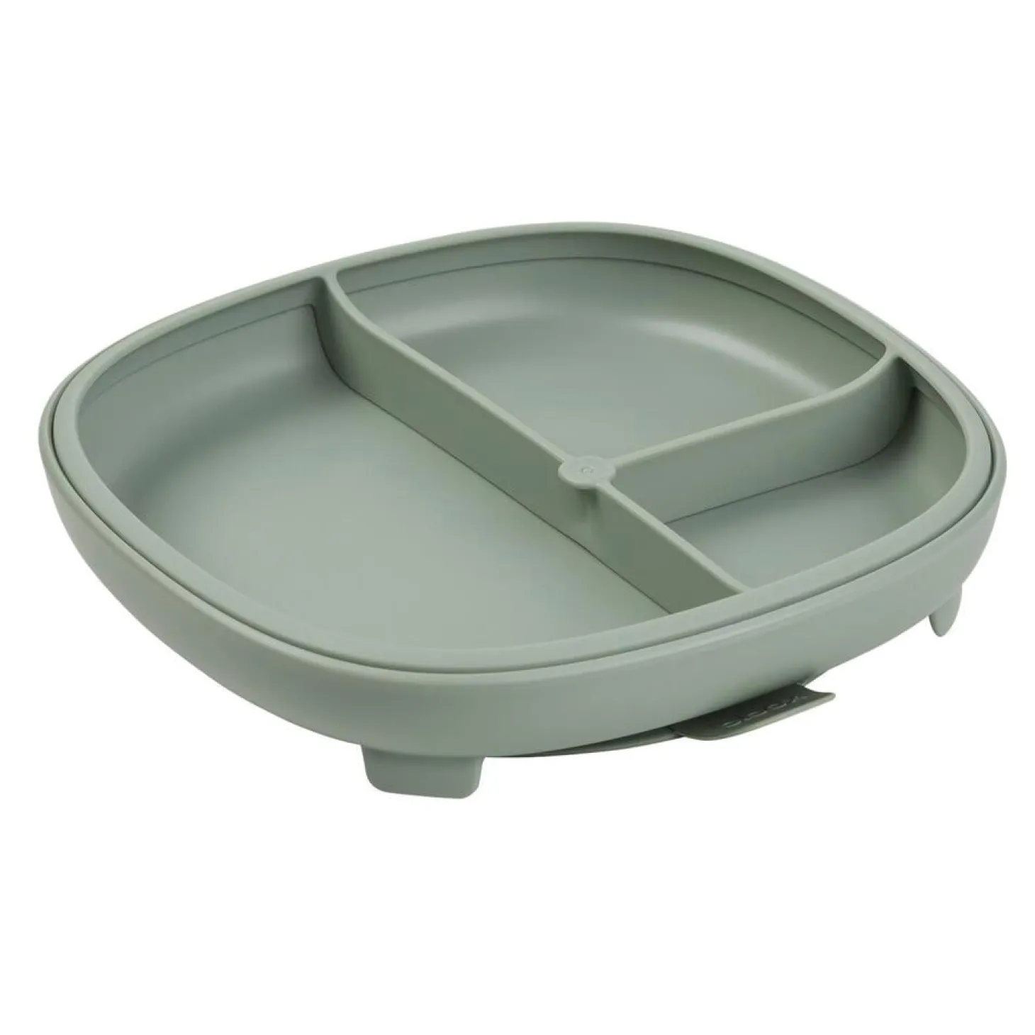 B.Box For Kids Assiette compartimentée 2 en 1 Sage