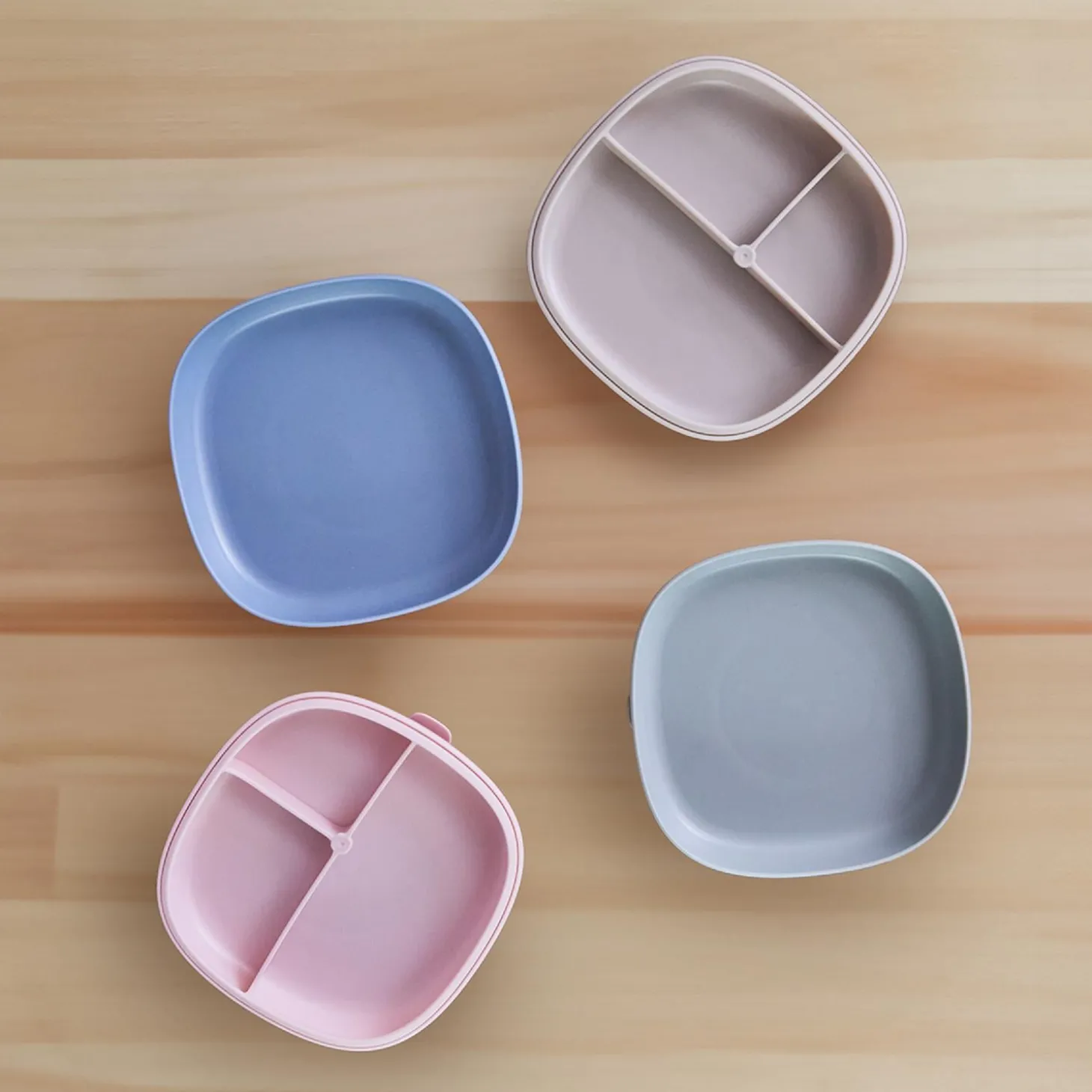 B.Box For Kids Assiette compartimentée 2 en 1 Sage