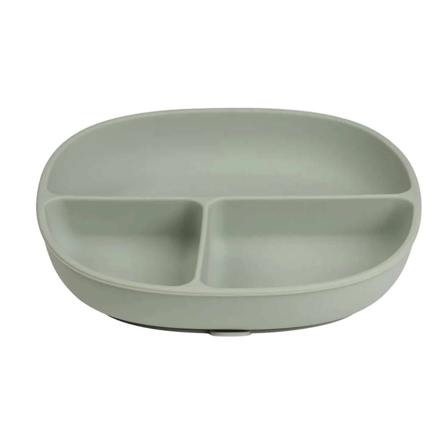 B.Box For Kids Assiette ventousée et couvercle en silicone Sage