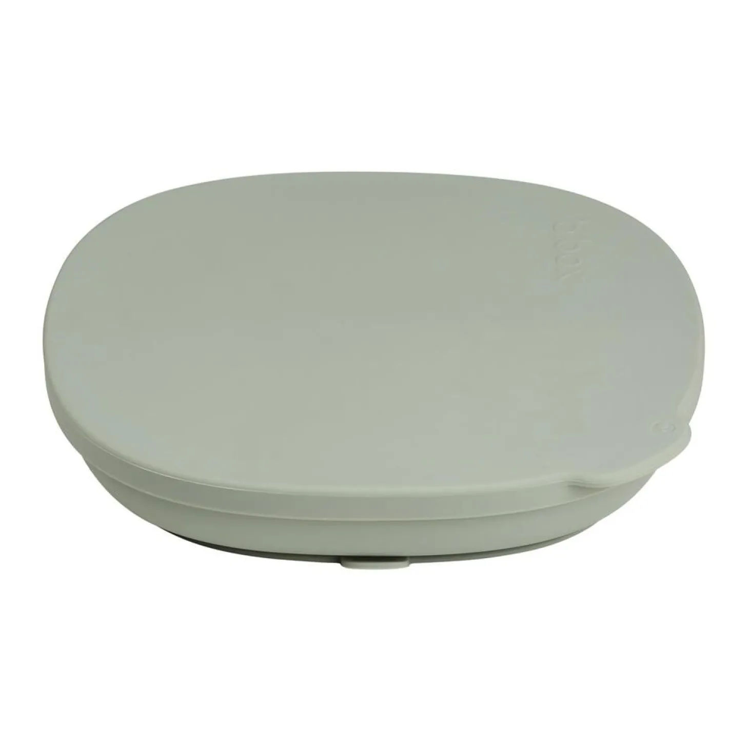 B.Box For Kids Assiette ventousée et couvercle en silicone Sage
