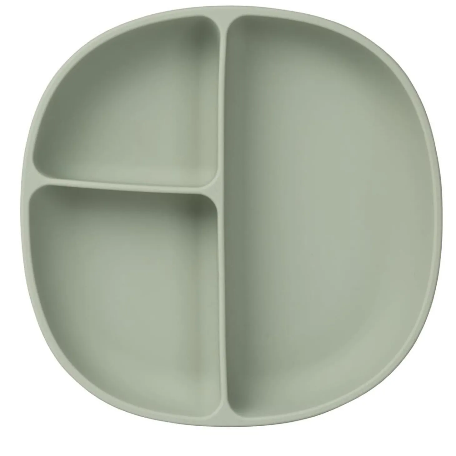 B.Box For Kids Assiette ventousée et couvercle en silicone Sage