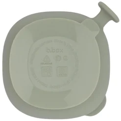 B.Box For Kids Bol ventousé et couvercle en silicone Sage