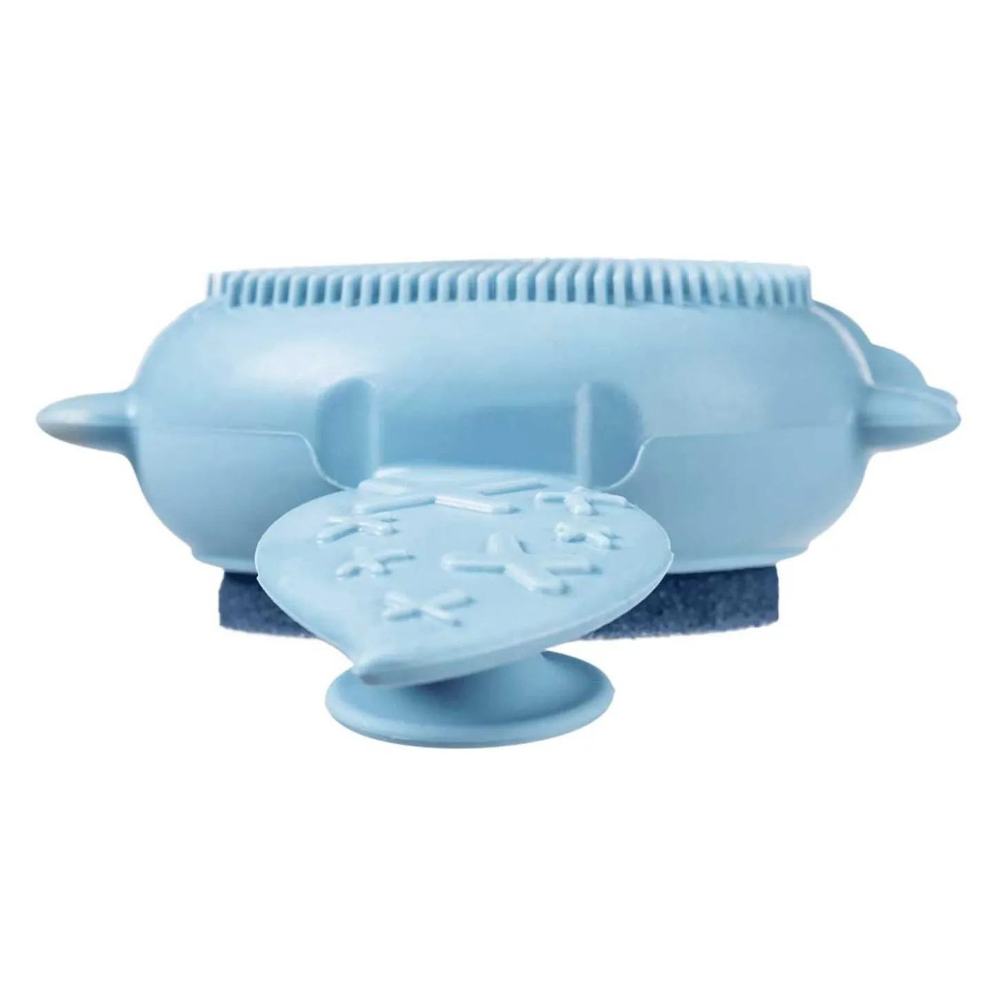 B.Box For Kids Brosse et éponge de bain bébé Bleu