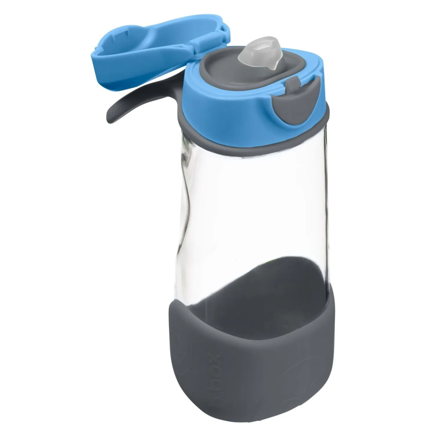 B.Box For Kids Gourde enfant en plastique Tritan avec bec anti-fuite Blue Slate 450 ml