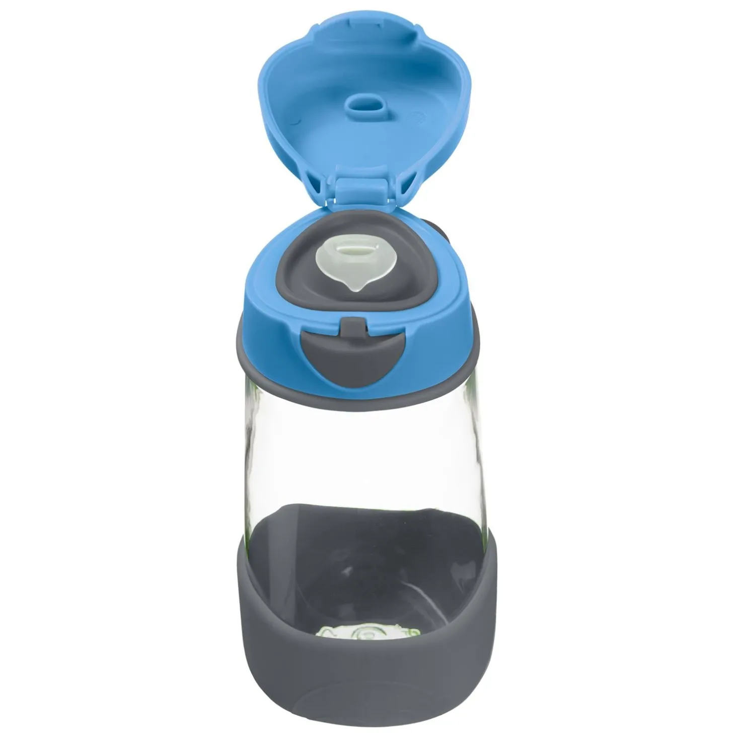 B.Box For Kids Gourde enfant en plastique Tritan avec bec anti-fuite Blue Slate 450 ml