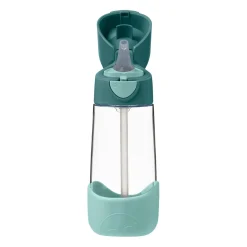 B.Box For Kids Gourde en plastique Tritan avec paille Emerald Forest 450 ml