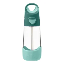 B.Box For Kids Gourde en plastique Tritan avec paille Emerald Forest 450 ml
