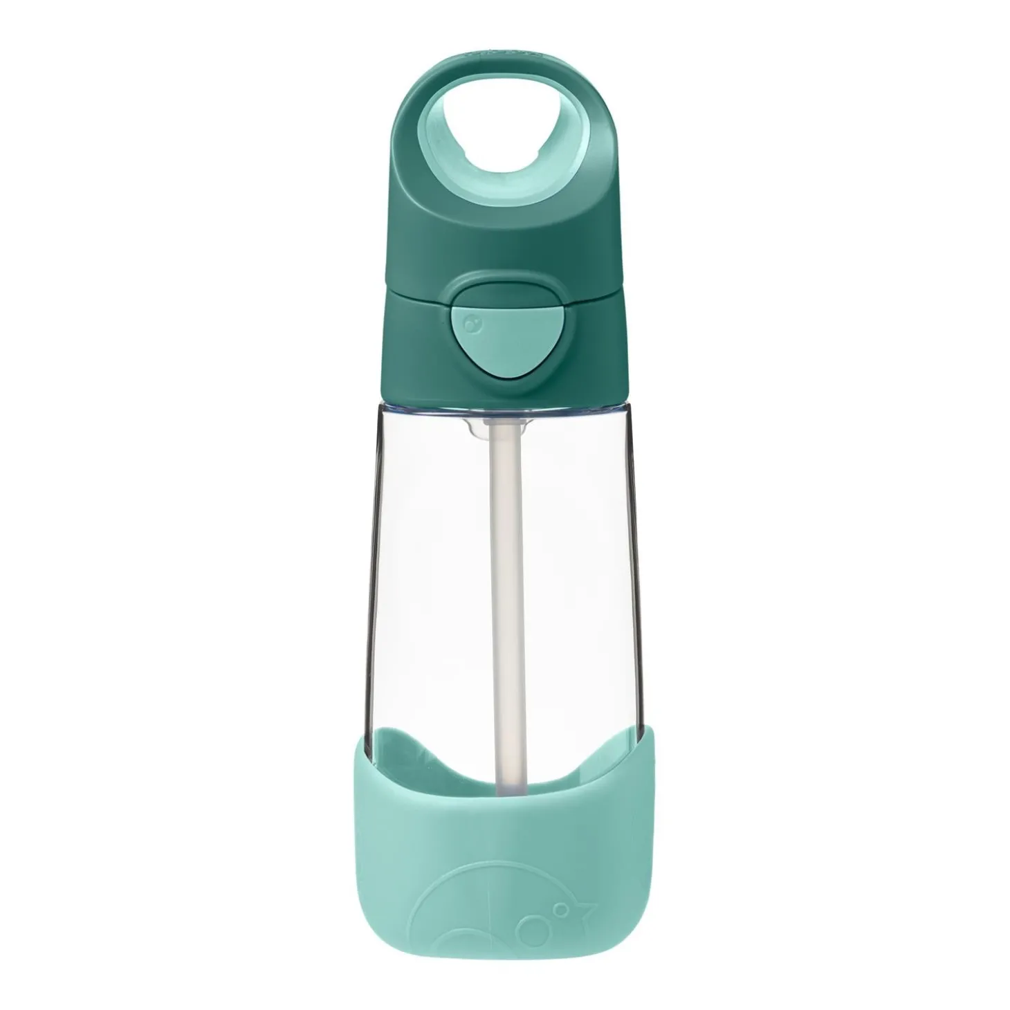 B.Box For Kids Gourde en plastique Tritan avec paille Emerald Forest 450 ml