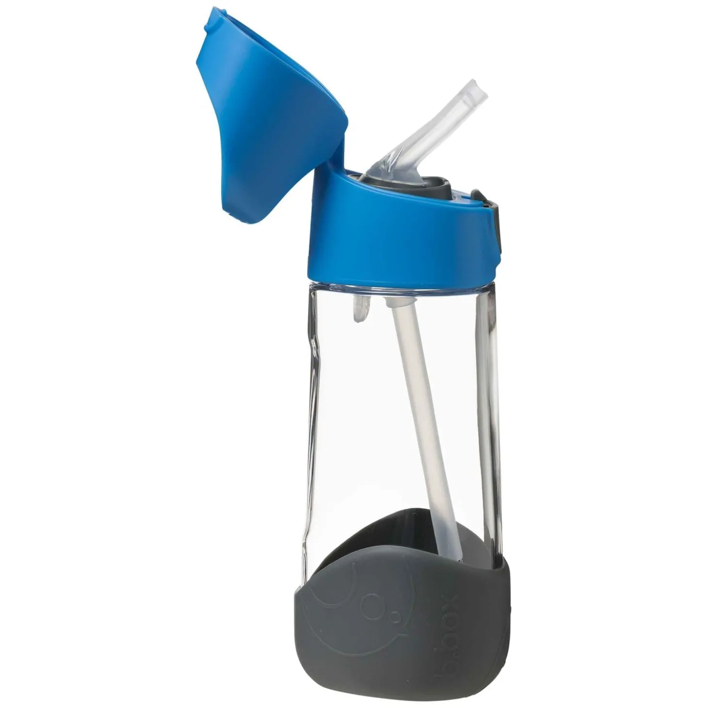 B.Box For Kids Gourde en tritan avec paille en silicone Blue slate 450 ml