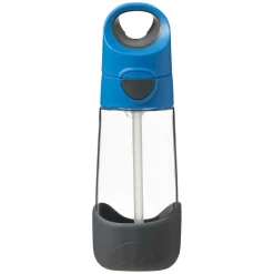 B.Box For Kids Gourde en tritan avec paille en silicone Blue slate 450 ml