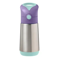 B.Box For Kids Gourde inox isotherme avec paille en silicone Lilac pop 350 ml
