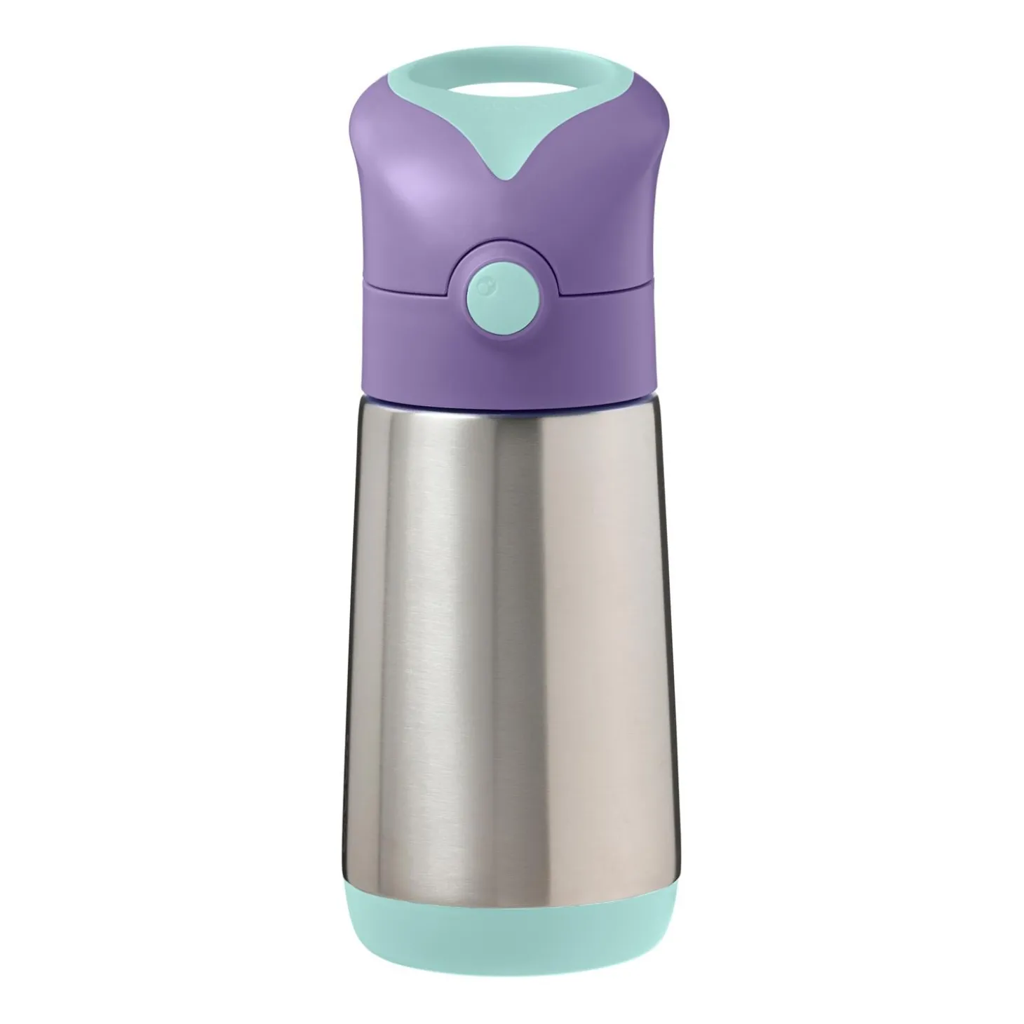 B.Box For Kids Gourde inox isotherme avec paille en silicone Lilac pop 350 ml