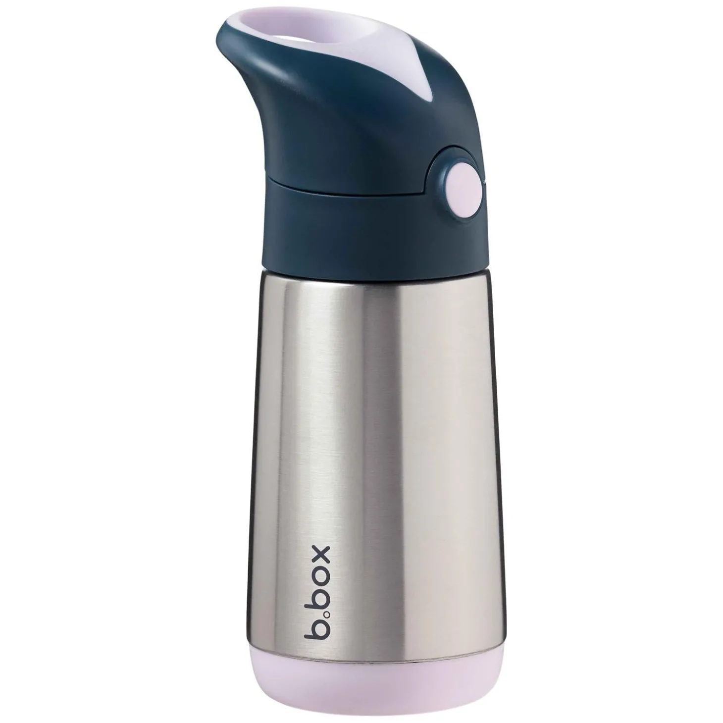 B.Box For Kids Gourde inox isotherme avec paille en silicone Indigo rose 350 ml