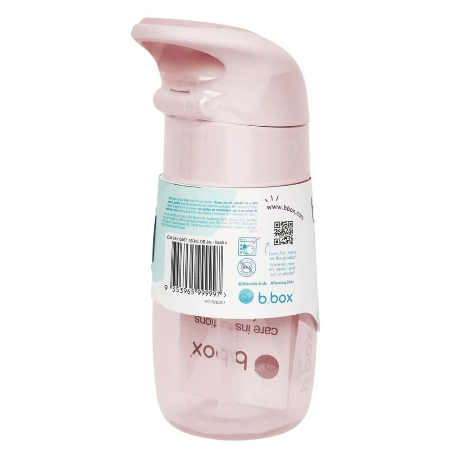 B.Box For Kids Gourde junior Blush Crush 380 ml