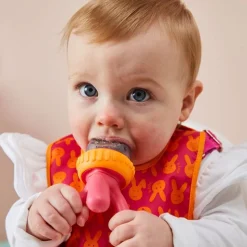 B.Box For Kids Grignoteuse sur trepied avec embout silicone Strawberry
