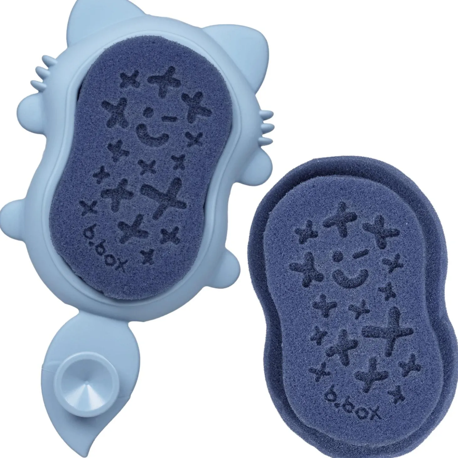 B.Box For Kids Lot de 2 éponges de remplacement Bleu