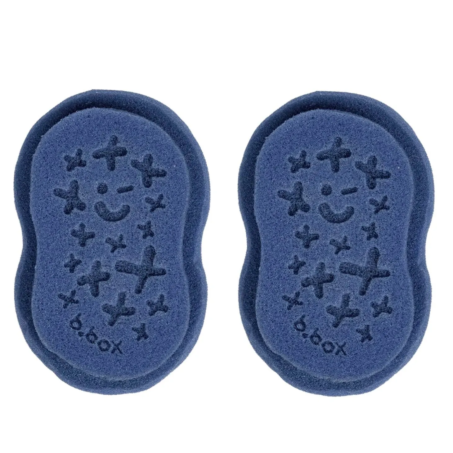 B.Box For Kids Lot de 2 éponges de remplacement Bleu