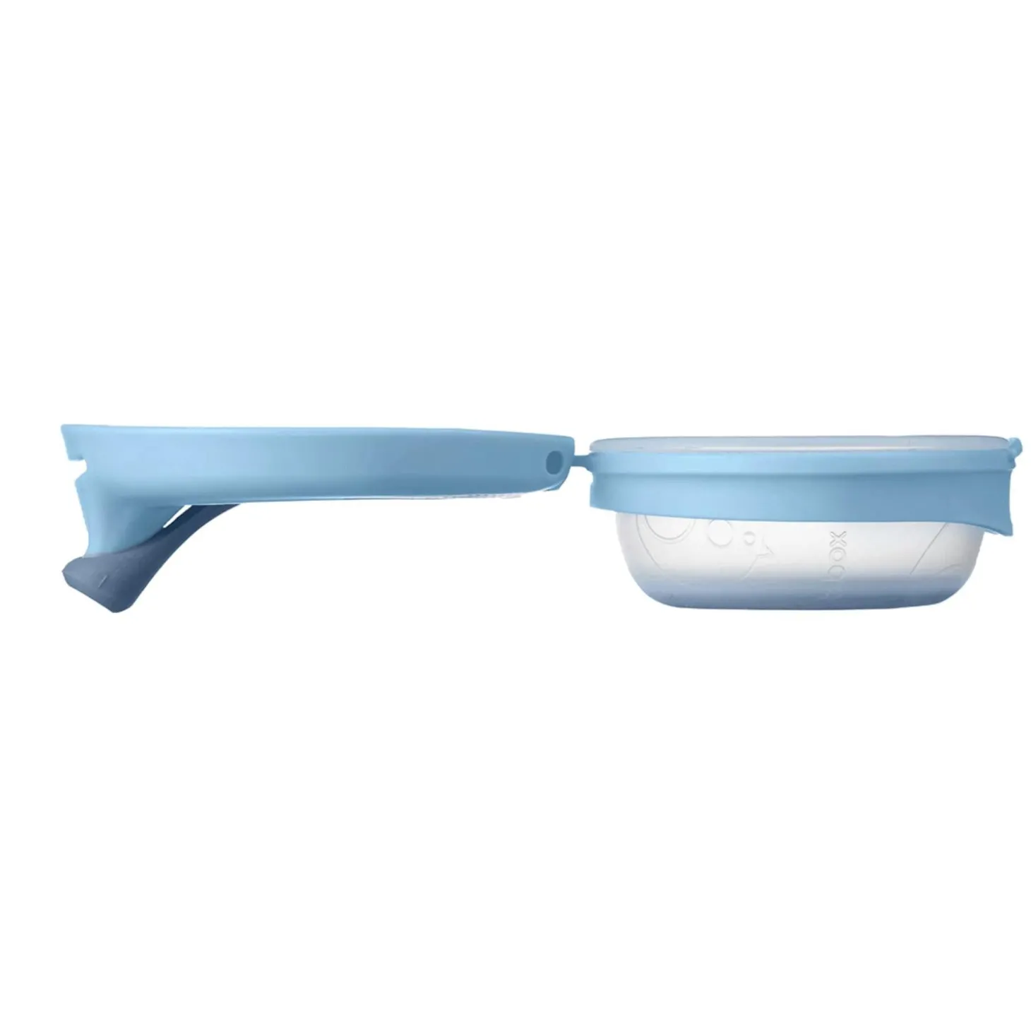 B.Box For Kids Poche gourde repas bébé rechargeable en silicone Bleu 110 ml