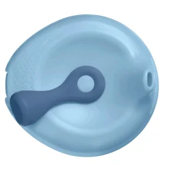 B.Box For Kids Poche gourde repas bébé rechargeable en silicone Bleu 110 ml