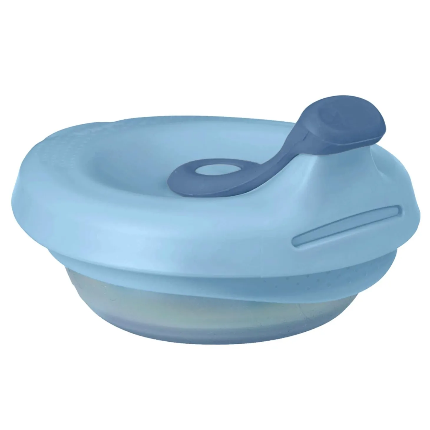 B.Box For Kids Poche gourde repas bébé rechargeable en silicone Bleu 110 ml